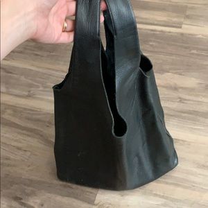 Baggu Mini Leather Tote